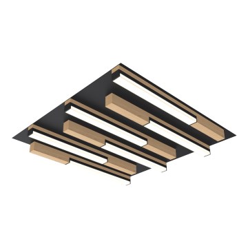 Wofi 9031-606 - Светодиодный потолочный светильник с регулированием яркости PALERMO LED/26W/230V каучуковое дерево