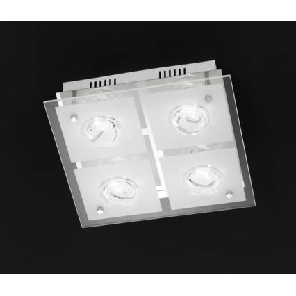 Wofi 9105.04.01.6300 - Стельовий LED світильник TYRA 4xLED/4W/230V