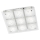 Wofi 9105.09.01.6420 - Стельовий LED світильник TYRA 9xLED/4W/230V