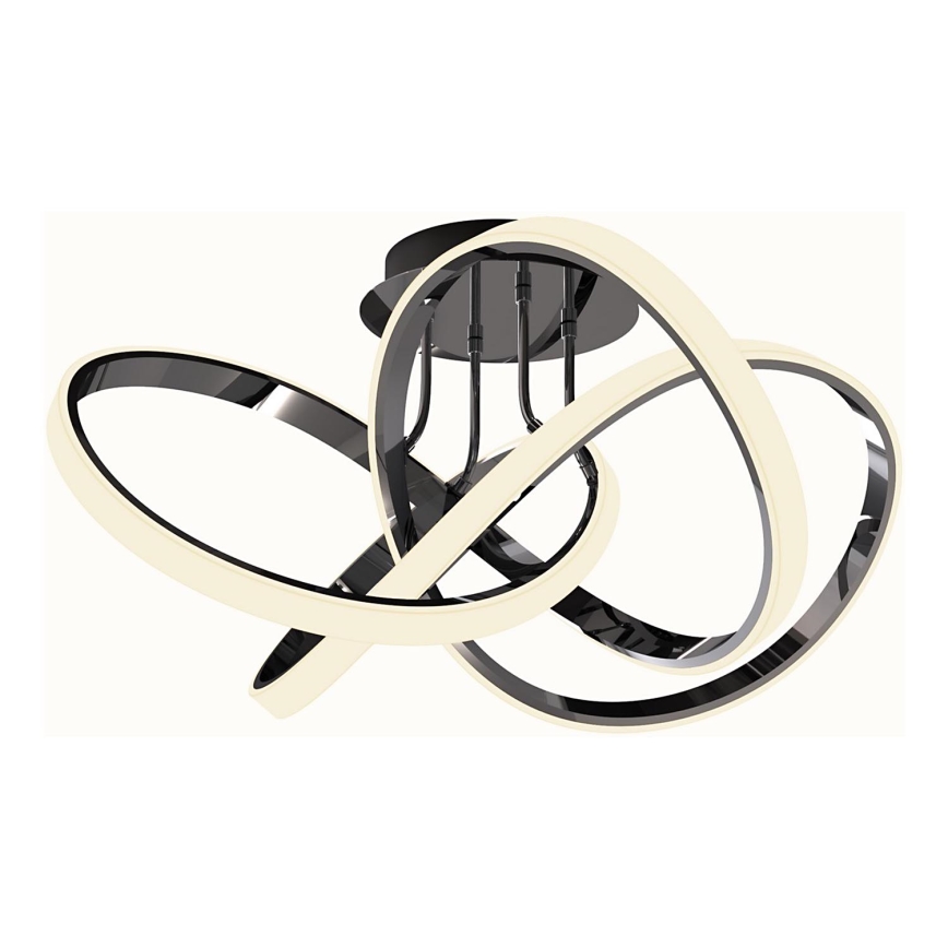 Wofi 9134-105L - Пристельова LED люстра з регулюванням яскравості INDIGO LED/50W/230V чорний/глянцевий хром