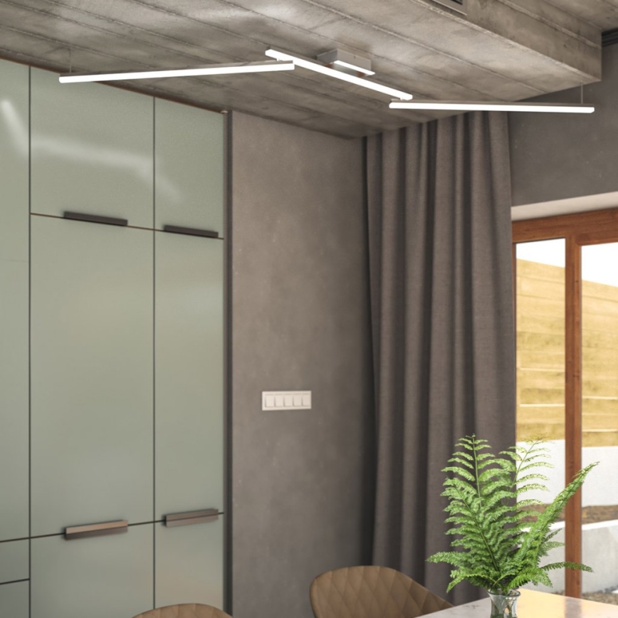 Wofi 9163.03.01.0000 - Пристельова LED люстра CLAY 3xLED/10W/230V