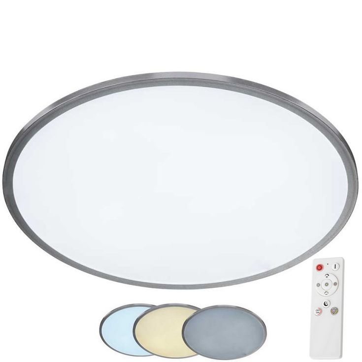 Wofi 9457.01.70.9600 - Светодиодный потолочный светильник с регулированием яркости LINOX LED/34W/230V 3000-6000K + дистанционное управление