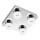 Wofi 9502.04.01.0044 - Стельовий LED світильник LUCE 4xLED/3,6W/230V