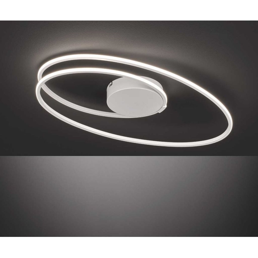Wofi 9762.01.06.9600 - Пристельова LED люстра з регулюванням яскравості NIA LED/25W/230V білий