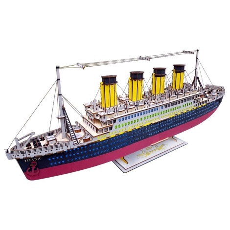 Woodcraft - Дерев'яний 3D пазл Титанік
