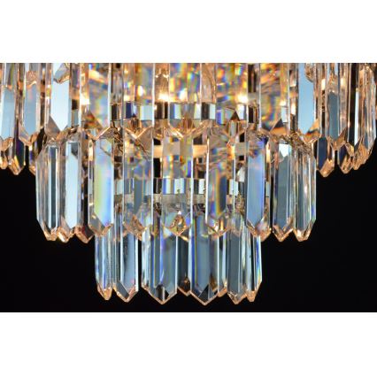 Wranovsky JWZ024060301 - Пристельова кришталева люстра PORTO 5xE14/40W/230V + 1xE27/40W