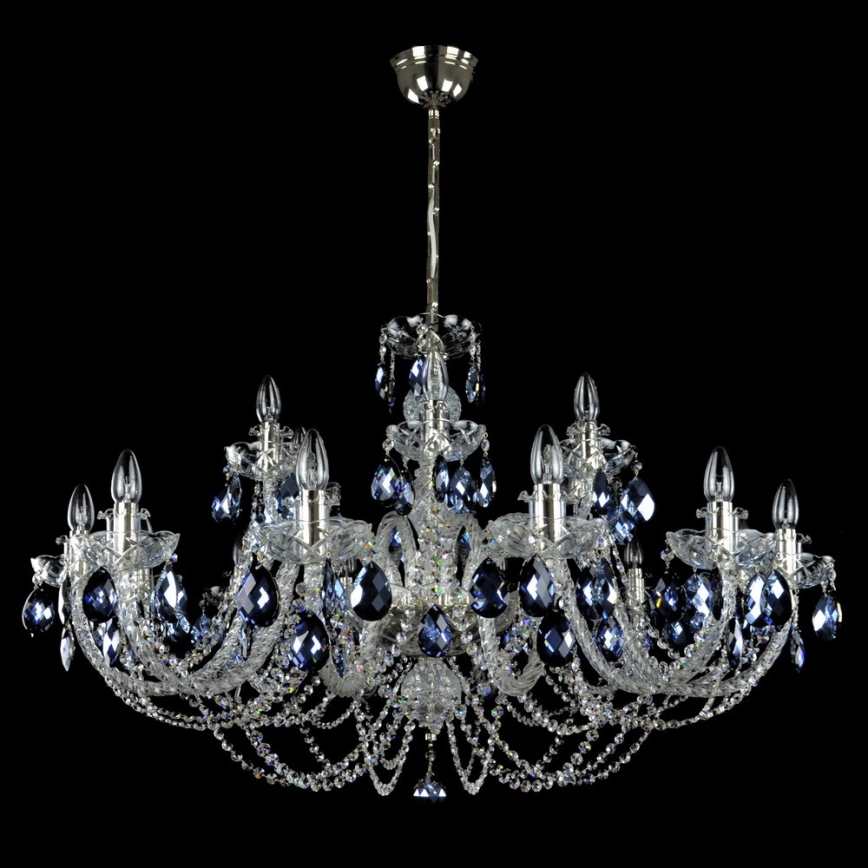 Wranovsky JWZ166182231 - Хрустальная люстра на цепи OCEAN 18xE14/40W/230V