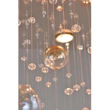 Wranovsky JWZ610100101 - Хрустальная припотолочная люстра ORBIS 10xGU10/40W/230V