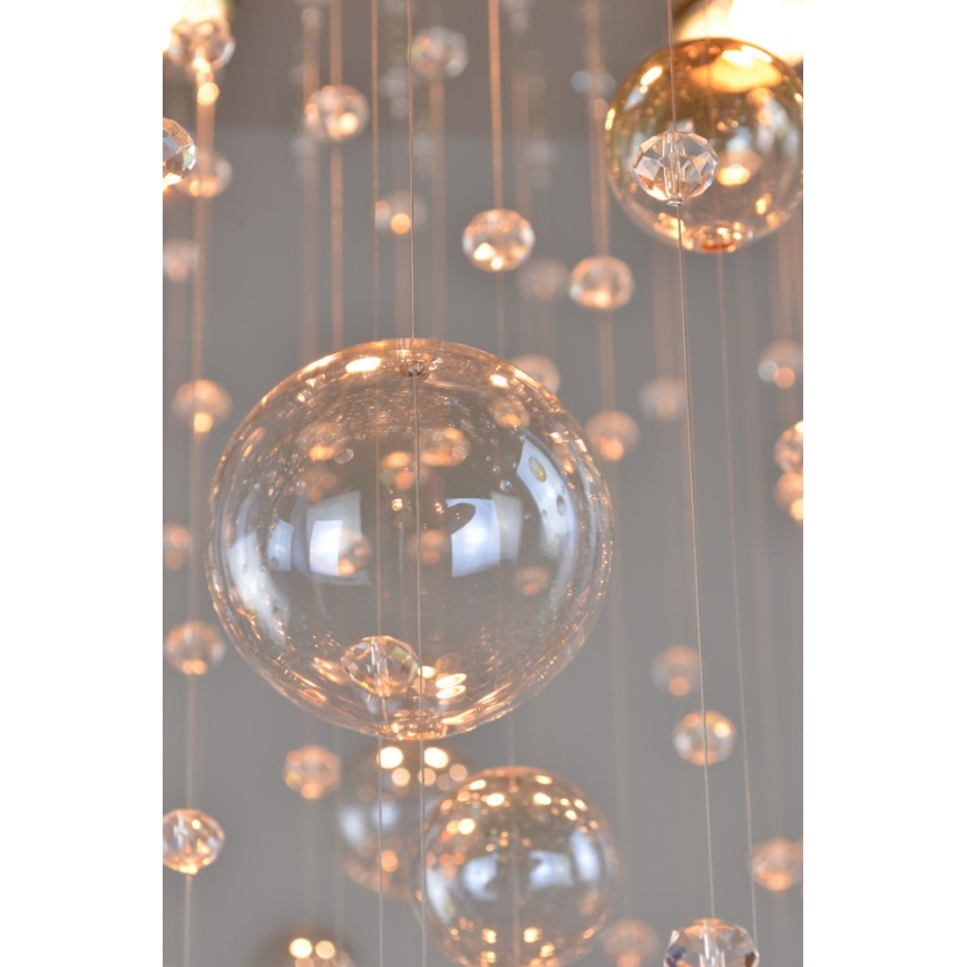 Wranovsky JWZ610100101 - Хрустальная припотолочная люстра ORBIS 10xGU10/40W/230V