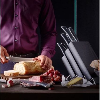 Wüsthof - Набір кухонних ножів у підставці CLASSIC IKON 7 шт ясень/чорний