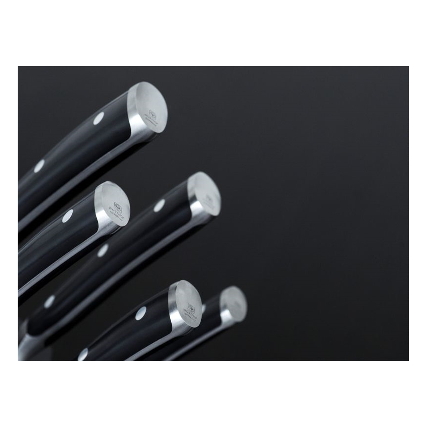 Wüsthof - Набір кухонних ножів у підставці CLASSIC IKON 7 шт ясень/чорний