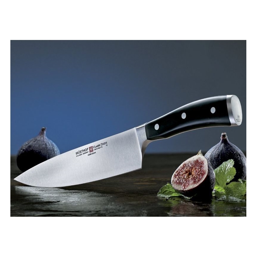 Wüsthof - Набір кухонних ножів CLASSIC IKON 3 шт. чорний