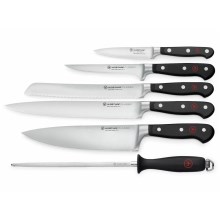 Wüsthof - Набір кухонних ножів CLASSIC 6 шт. чорний