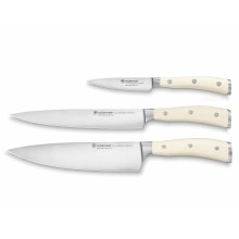 Wüsthof - Набір кухонних ножів CLASSIC IKON 3 шт. кремовий