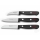 Wüsthof - Набір кухонних ножів для овочів GOURMET 3 шт. чорний