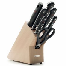Wüsthof - Набір кухонних ножів на підставці CLASSIC 8 шт. бежевий