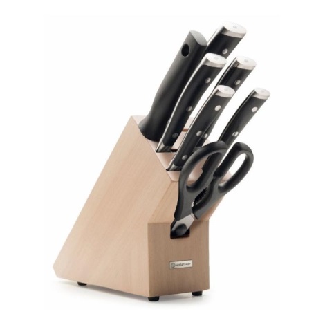 Wüsthof - Набір кухонних ножів на підставці CLASSIC IKON 8 шт. бук