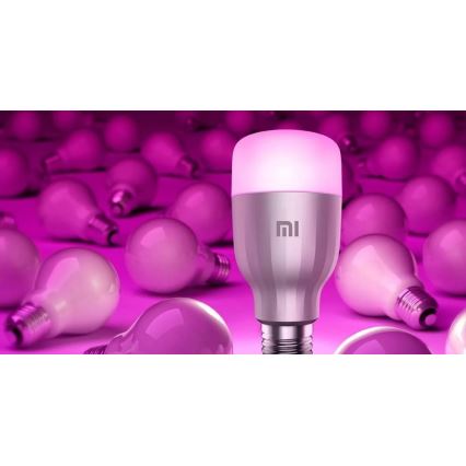 Xiaomi - Светодиодная RGB-лампочка с регулированием яркости E27/9W/230V 1700-6500K Wi-Fi