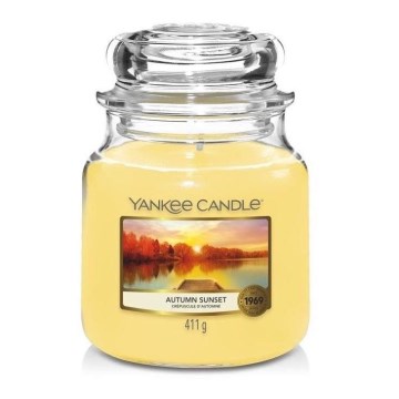 Yankee Candle - Ароматическая свеча AUTUMN SUNSET средняя 411 г 65-75 ч.