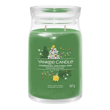 Yankee Candle - Ароматическая свеча SHIMMERING CHRISTMAS TREE большая 567g 60-90 часов