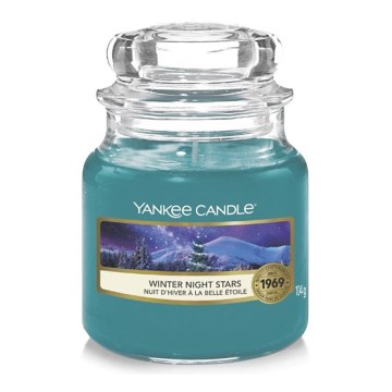Yankee Candle - Ароматическая свеча WINTER NIGHT STARS маленькая 104 г 20-30 ч.