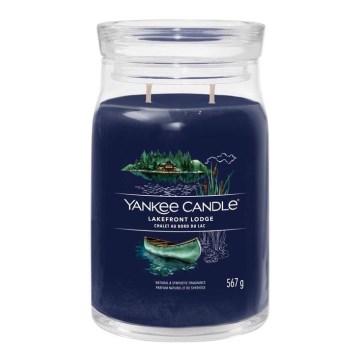 Yankee Candle - Ароматична свічка LAKEFRONT LODGE велика 567 g 60-90 годин