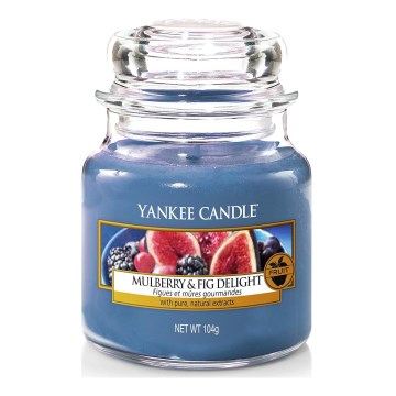 Yankee Candle - Ароматична свічка MULBERRY & FIG DELIGHT мала 104 г 20-30 год.