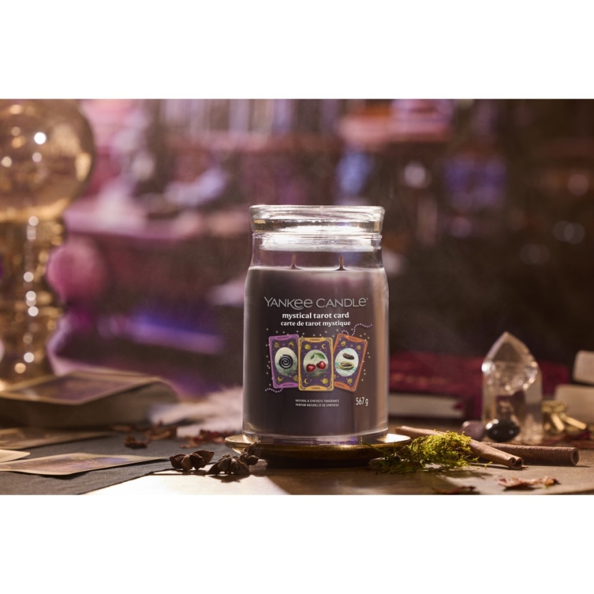 Yankee Candle - Ароматична свічка MYSTICAL TAROT CARD велика 567 г 60-90 год.