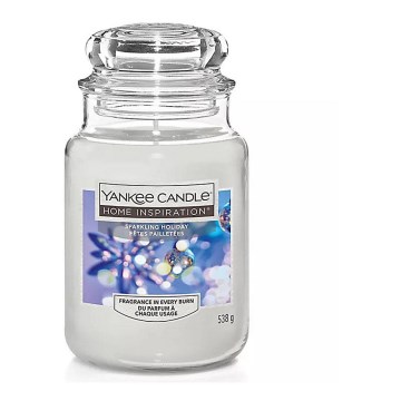 Yankee Candle - Ароматична свічка SPARKLING HOLIDAY велика 538г 110-150 год.