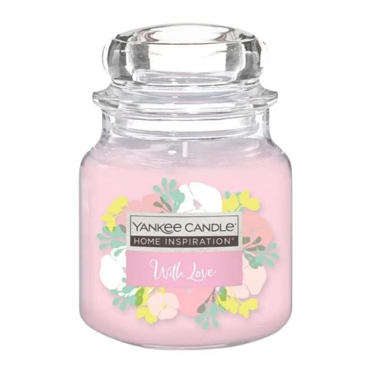 Yankee Candle - Ароматична свічка WITH LOVE середній 340 г 65-75 год.