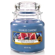 Yankee Candle - Ароматична свічка MULBERRY & FIG DELIGHT мала 104г 20-30 год.