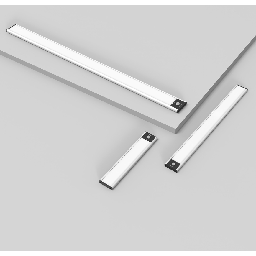 Yeelight - LED Акумуляторне освітлення меблів з регулюванням яскравості з датчиком LED/1,8W/1100 mAh 4000K 20 cm срібний