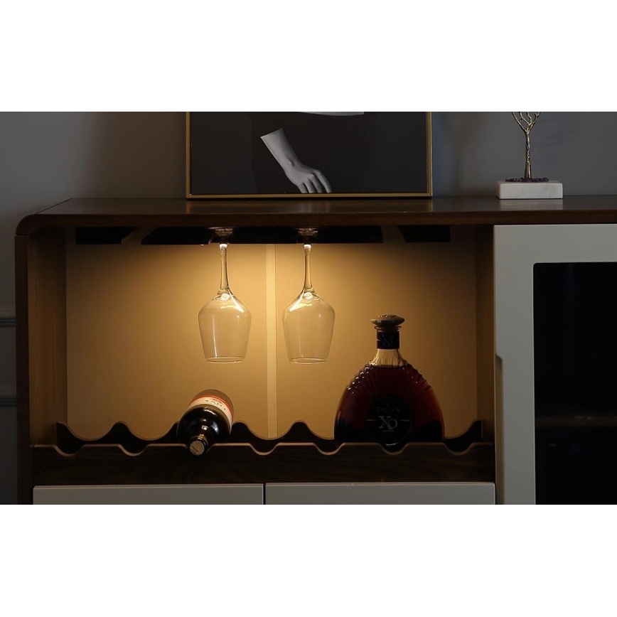 Yeelight - LED Акумуляторне освітлення меблів з регулюванням яскравості з датчиком LED/2,3W/1500 mAh 2700K 40 см срібний