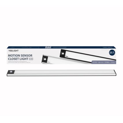 Yeelight - LED Акумуляторне освітлення меблів з регулюванням яскравості з датчиком LED/2,3W/1500 mAh 4000K 40 cm срібний