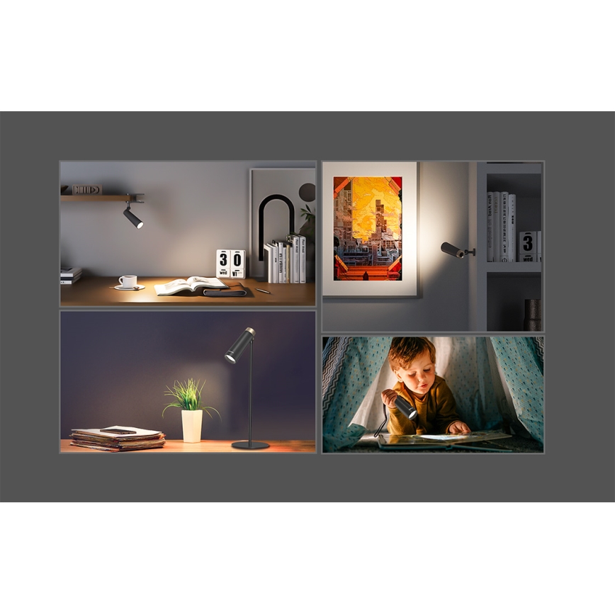 Yeelight - Світлодіодна регульована настільна лампа 4в1 LED/5W/1800 mAh IP50