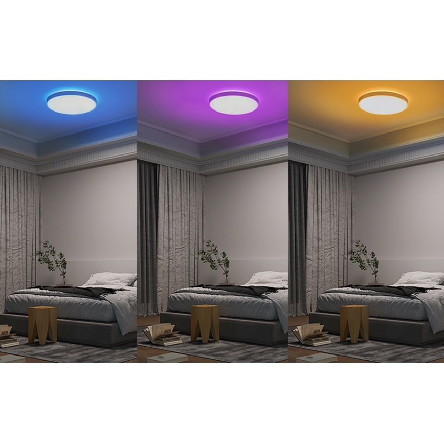 Yeelight - LED RGB Стельовий світильник з регулюванням яскравості ARWEN 450S LED/50W/230V CRI 90 + ДК Wi-Fi/BT