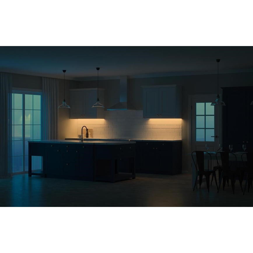 Yeelight - LED регульоване зарядне освітлення для меблів з сенсором LED/2,4W/2200 mAh 2700K 60 см чорний