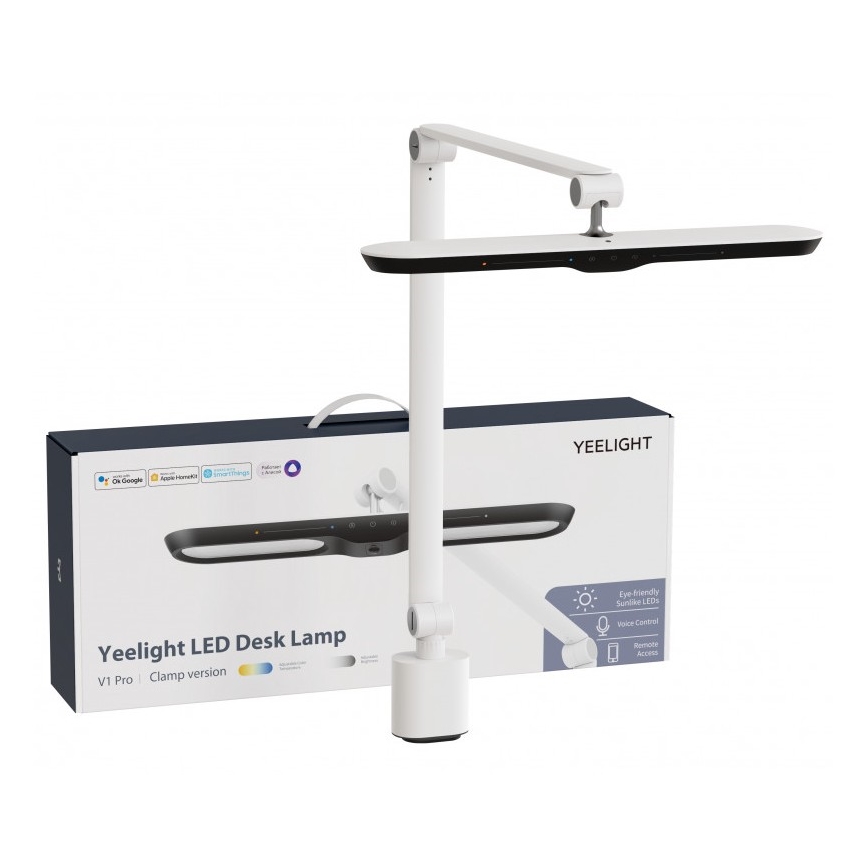 Yeelight - Светодиодная лампа с регулированием яркости, зажимом и датчиком LED/12W/230V Wi-Fi Ra90