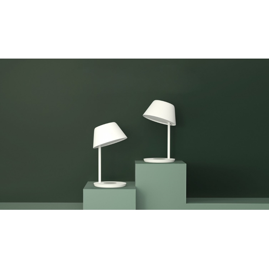 Yeelight - Светодиодная настольная лампа с регулированием яркости и беспроводной зарядкой Staria Bedside Lamp Pro LED/20W/230V Wi-Fi
