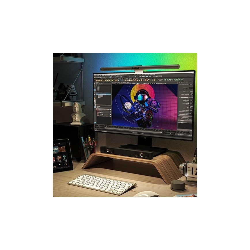Yeelight - Светодиодная RGB-подсветка монитора с регулированием яркости LED/10W/230V IP50 CRI 95 + дистанционное управление