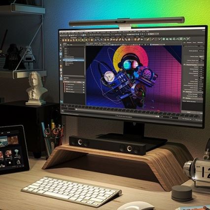 Yeelight - Світлодіодна RGB підсвітка монітора з регулюванням яскравості LED/10W/230V IP50 CRI 95 + пульт ДК
