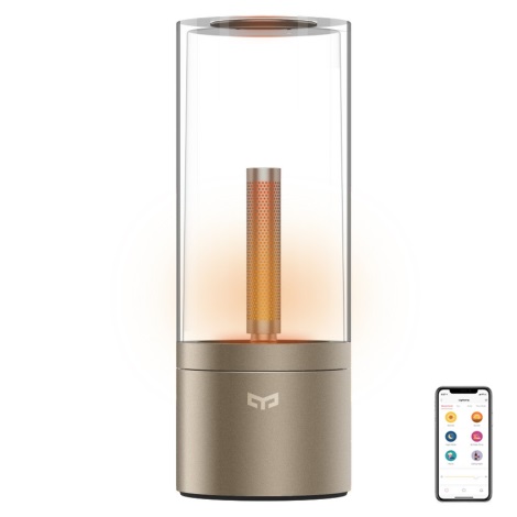 Yeelight - Світлодіодна настільна лампа з регульованою яскравістю CANDELA LED/6,5W/5V 2100 mAh