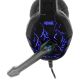 Yenkee - Геймерські LED навушники з мікрофоном чорний/синій