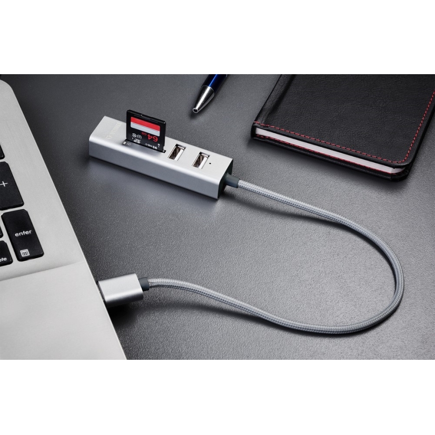 Yenkee - USB Хаб 2.0 і кард-рідер
