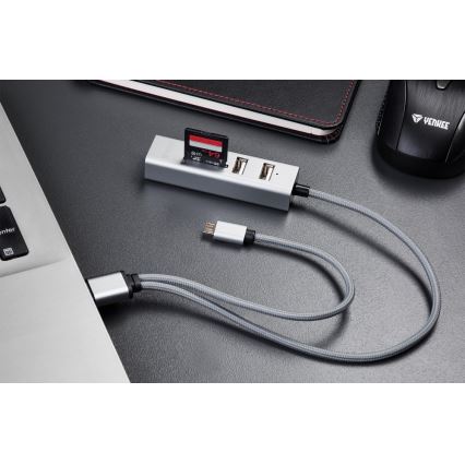 Yenkee - USB Хаб 2.0 тa OTG і кард-рідер