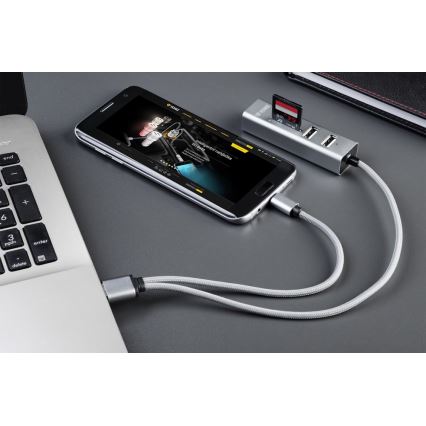 Yenkee - USB Хаб 2.0 тa OTG і кард-рідер