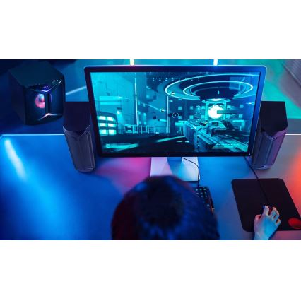 Yenkee - Колонки для ПК 2.1 50W/230V черный + дистанционное управление