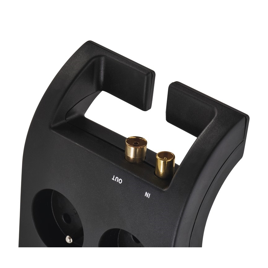 Захист від перенапруги 8 розеток 3 м чорний