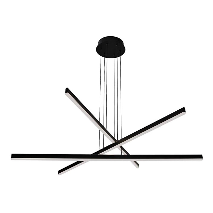 Zambelis 1947 - Светодиодная подвесная люстра с регулированием яркости LED/48W/230V черный