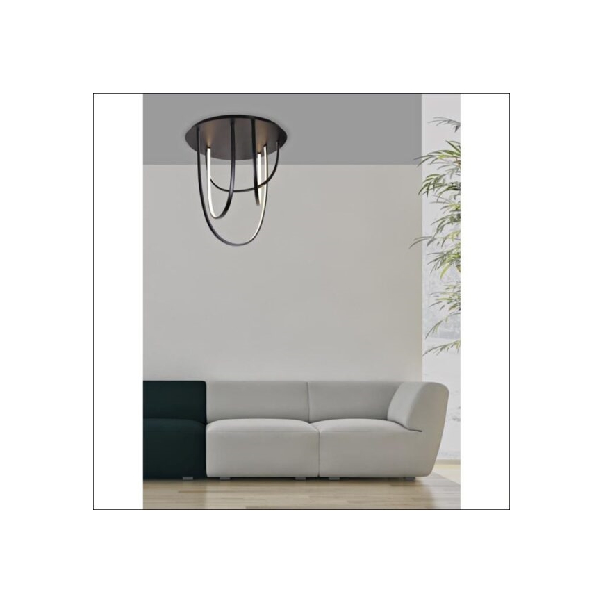 Zambelis 1951 - LED Настінний регульований світильник LED/80W/230V чорний